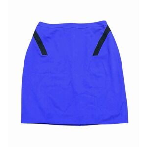 NWT‎ Gianni Bini Edna Pencil Skirt Womens Size 8 Royal Blue Stetch